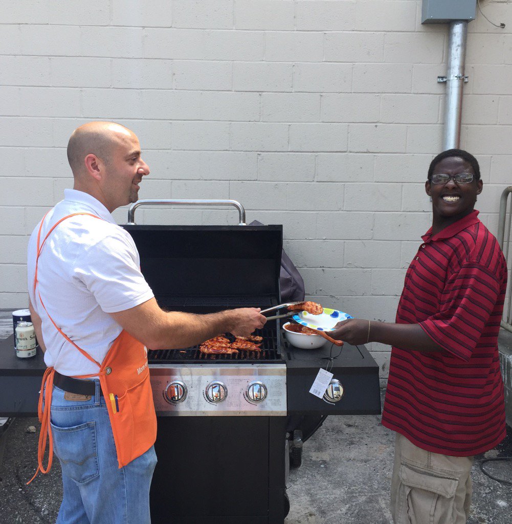 Brian taking care of our associates <a href="/billshuell/">Bill Shuell</a> <a href="/AllisonPepin1/">Allison Pepin</a> <a href="/BrianCoccoHD/">Brian</a>