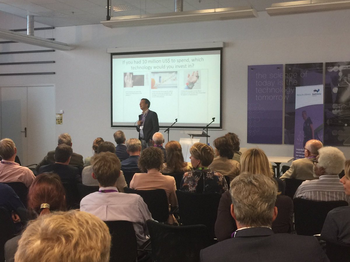@maartenijzerman vraagt: als je 10 miljoen dollar te besteden hebt aan welke technologie geef je het uit? #medicaldevices