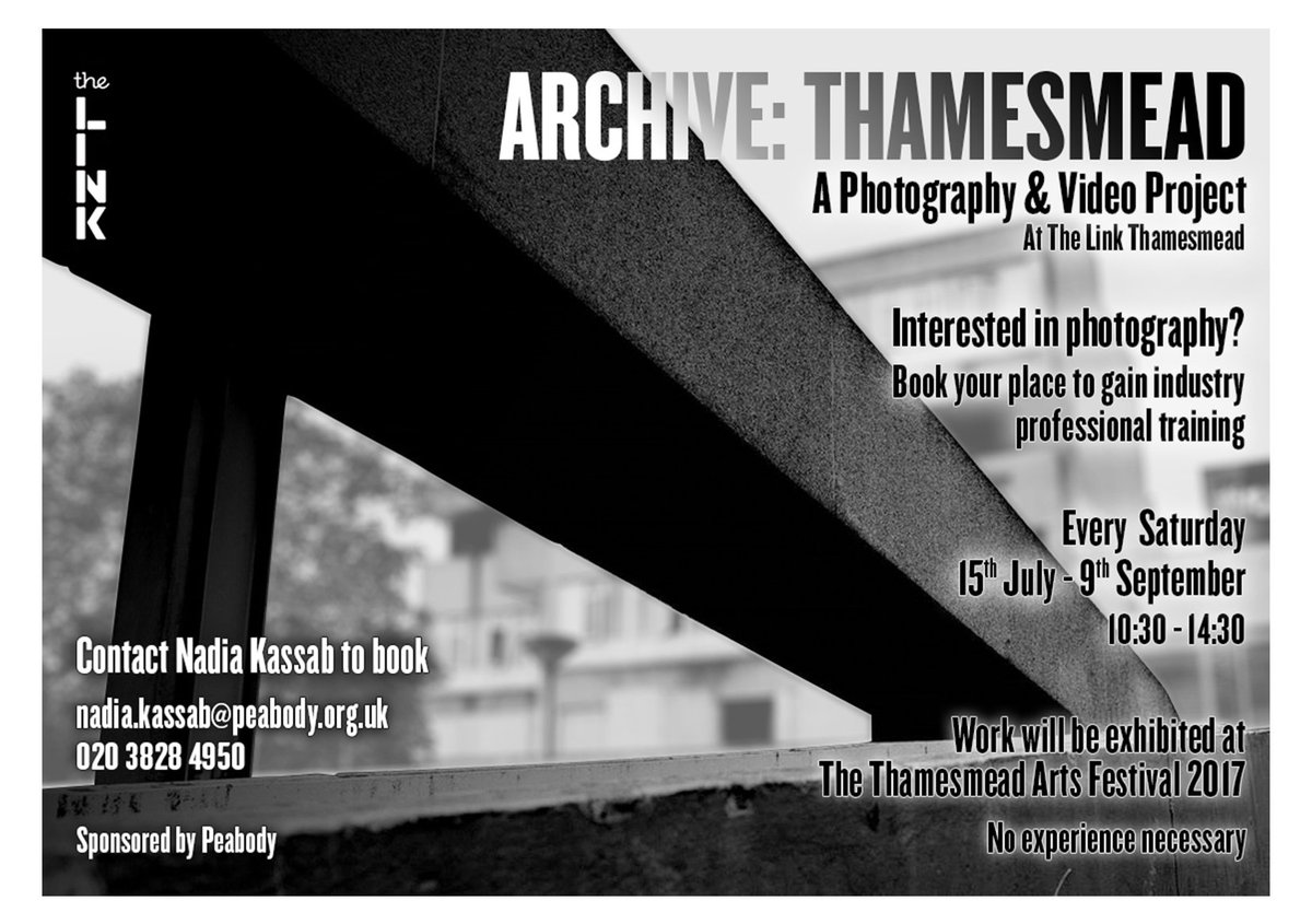 ThamesmeadYV's tweet photo. Who's interested in photography?  Sign up now!  @LinkThamesmead https://t.co/DmYpzXQNzd