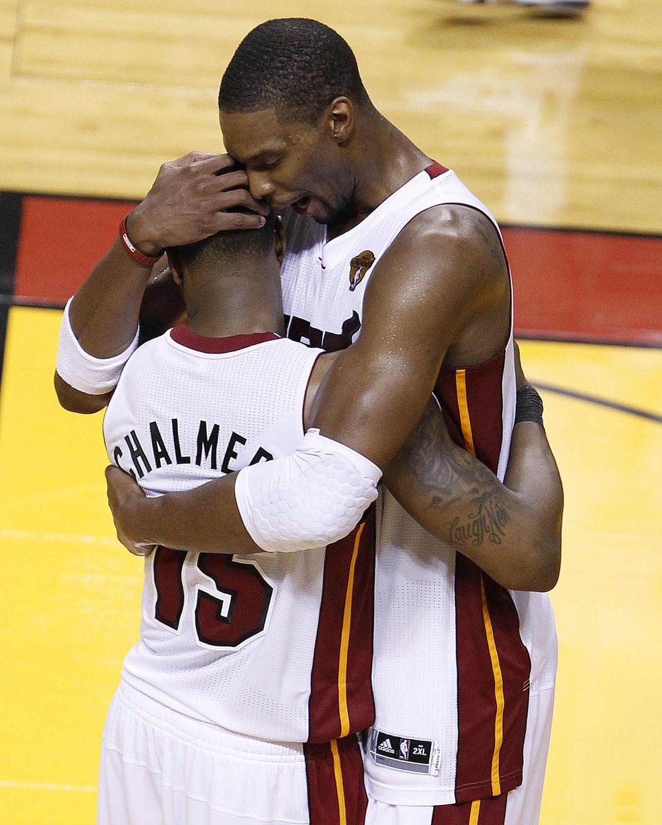 ByTimReynolds's tweet photo. The CB era ends.

Chris Bosh has been waived by the Miami Heat.

- Riley: "We will forever be indebted to CB."

- Heat will retire No. 1. https://t.co/iJKfjfxD9M