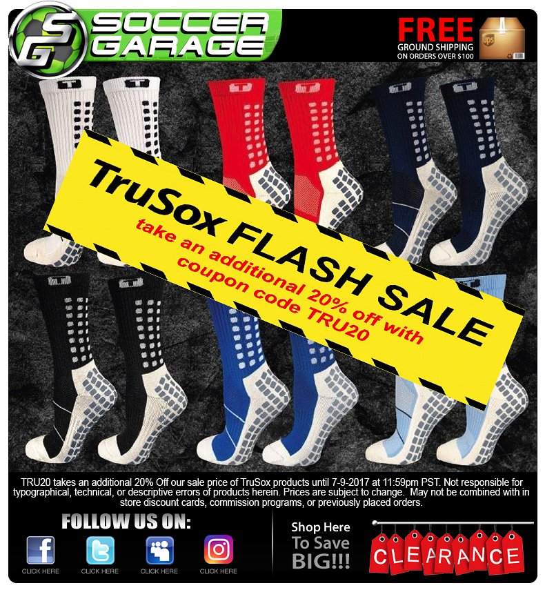 Soccergarage Com On Twitter Take An Additional 20 Trusox With