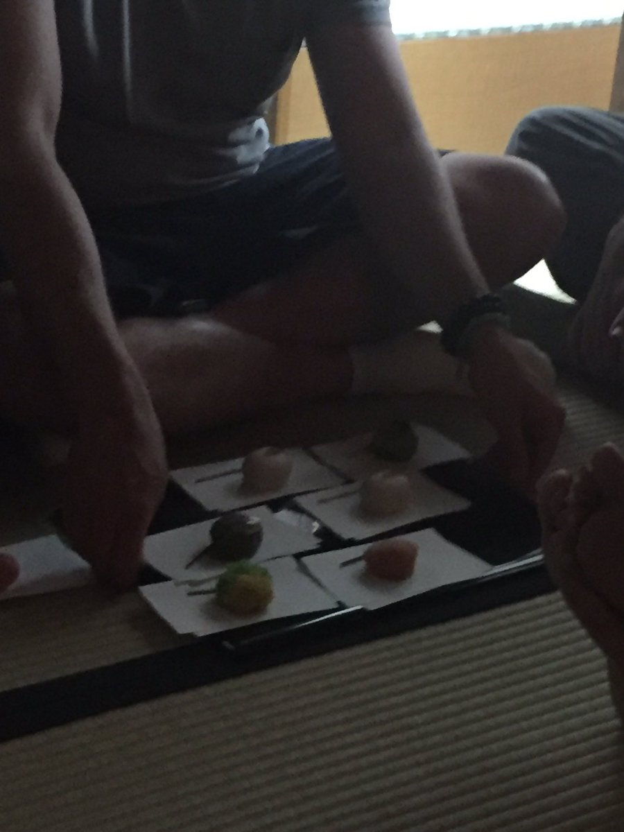 2DrSCarter's tweet photo. We participated in a wonderful tea ceremony in Ginza #itsanartform #matchatea #JCCINY2017 #USEducatorsProgram https://t.co/G965rFwOWd