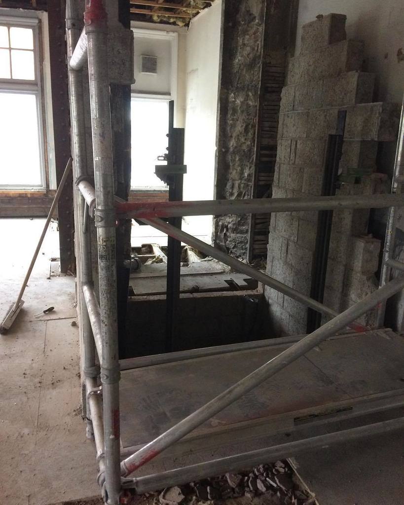 Lift shaft removal coming on - creating open plan space in the heart of the city! #refurbishment #edinburgh #edinb… ift.tt/2umRGPq