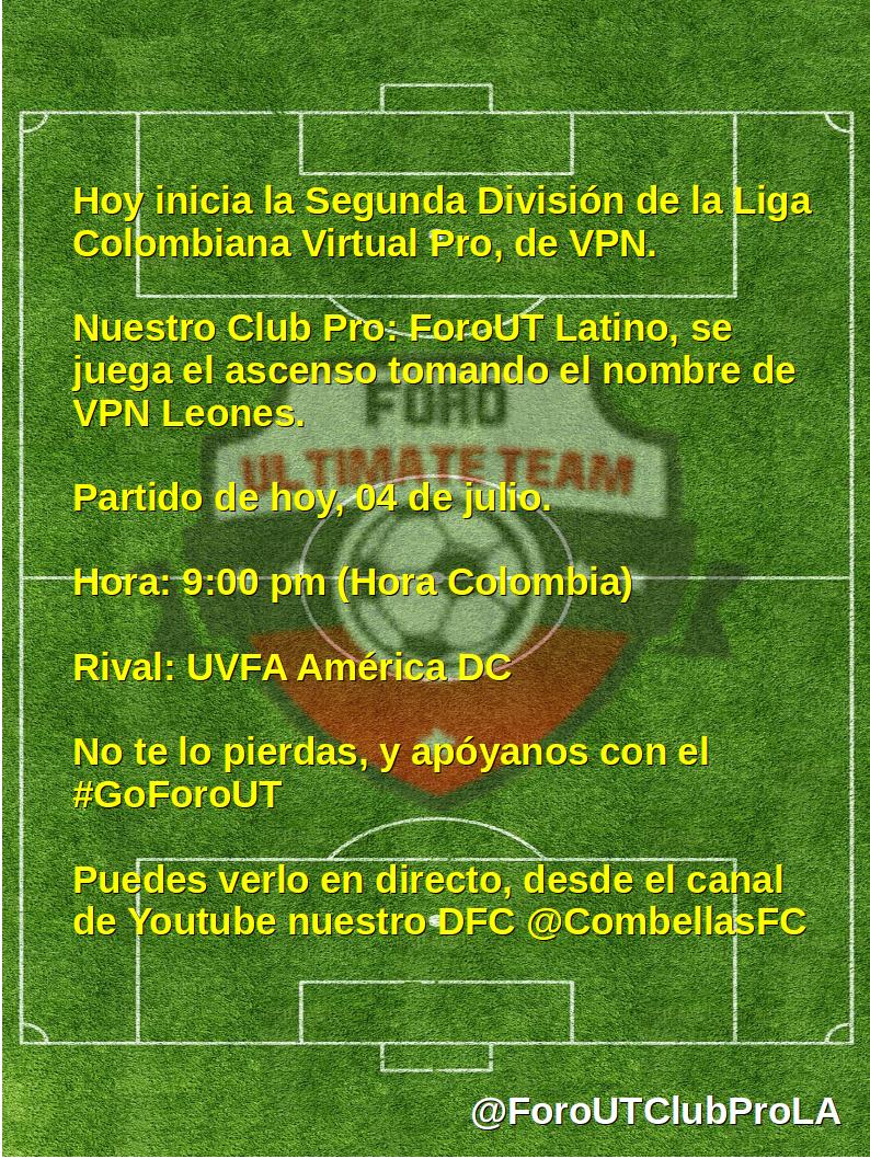 ForoUTClubProLA's tweet photo. Hoy iniciamos Liga

Puedes vernos en directo por el canal: https://t.co/F8uAM0N68O
De @CombellasFC

#GoForoUT https://t.co/DLeyTjgRf3