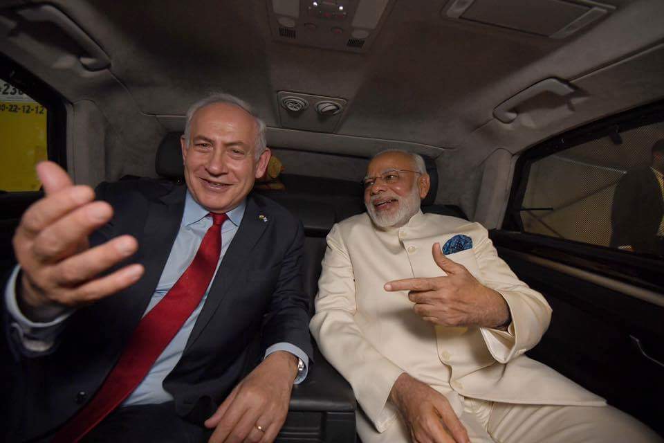 2 Best Countries, 2 Best Leaders and now 2 Best Friends #ModiInIsrael