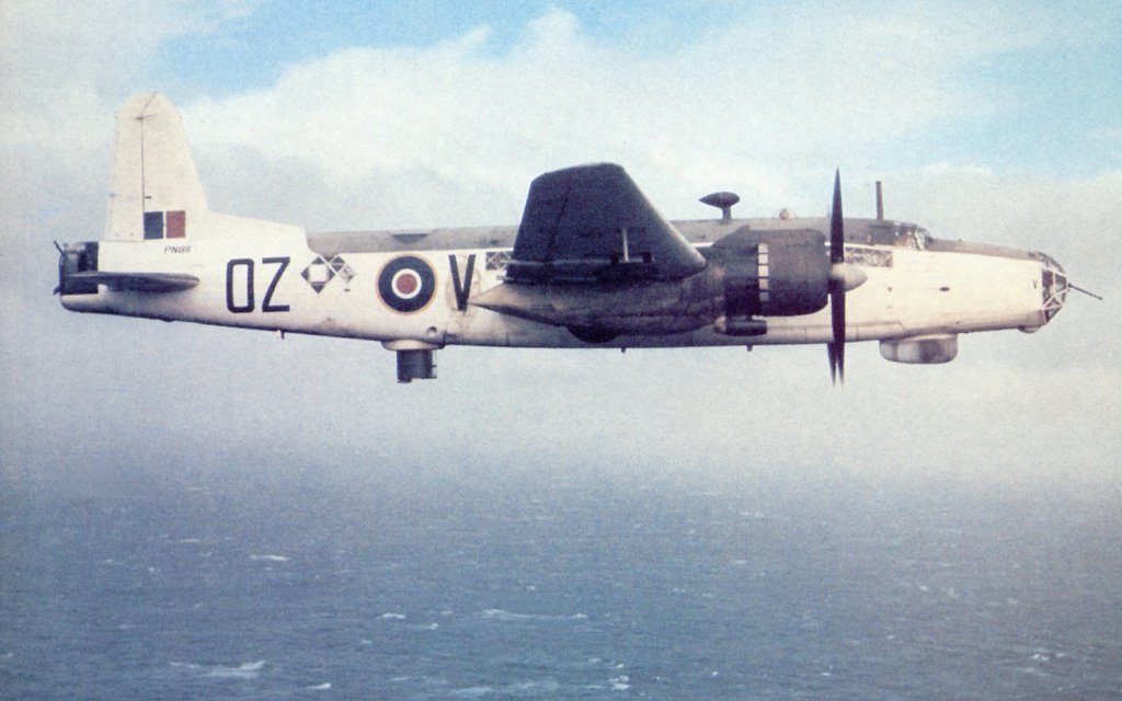 Anti-submarine operations in a Vickers Warwick of 179 Squadron. 1944