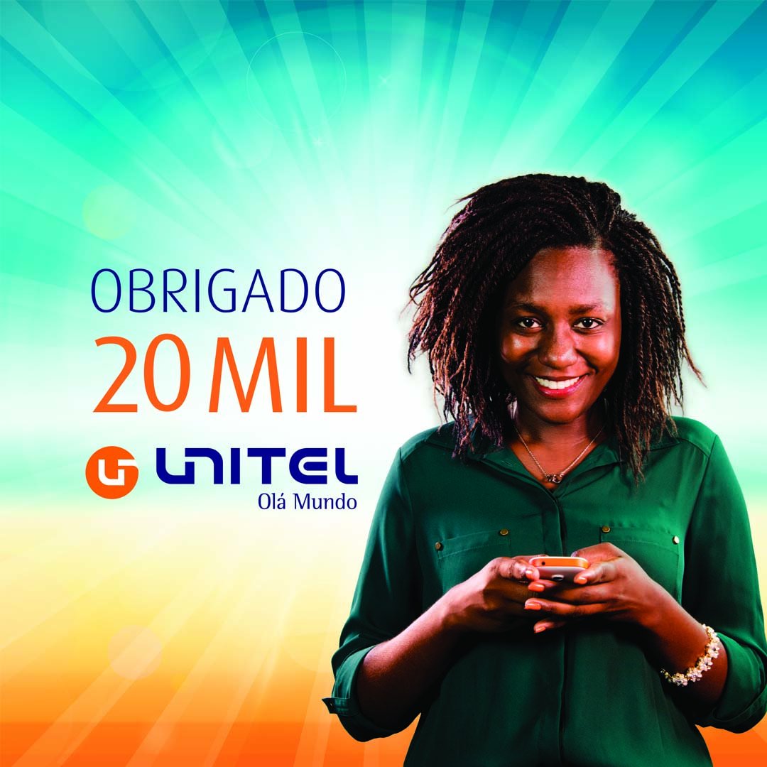 UnitelStp's tweet image. Obrigado a todos!
Somos mais de 20.000 seguidores no Facebook.
Obrigado por escolheres fazer parte da nossa Família.
Unitel. Olá Mundo.