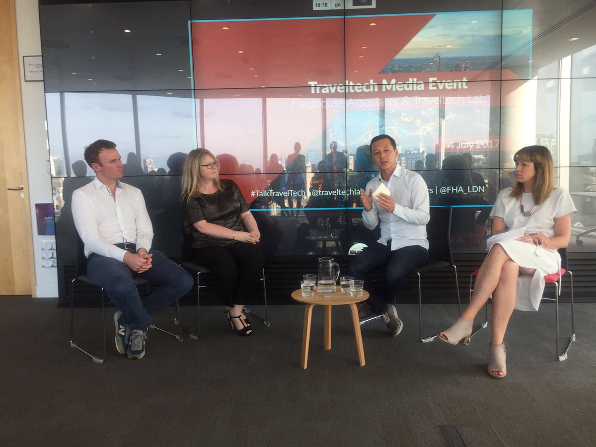 @Touriocity and @Bubbl debate it out at @traveltechlab event #TalkTravelTech @FHA_LDN https://t.co/ek9euUR2k6