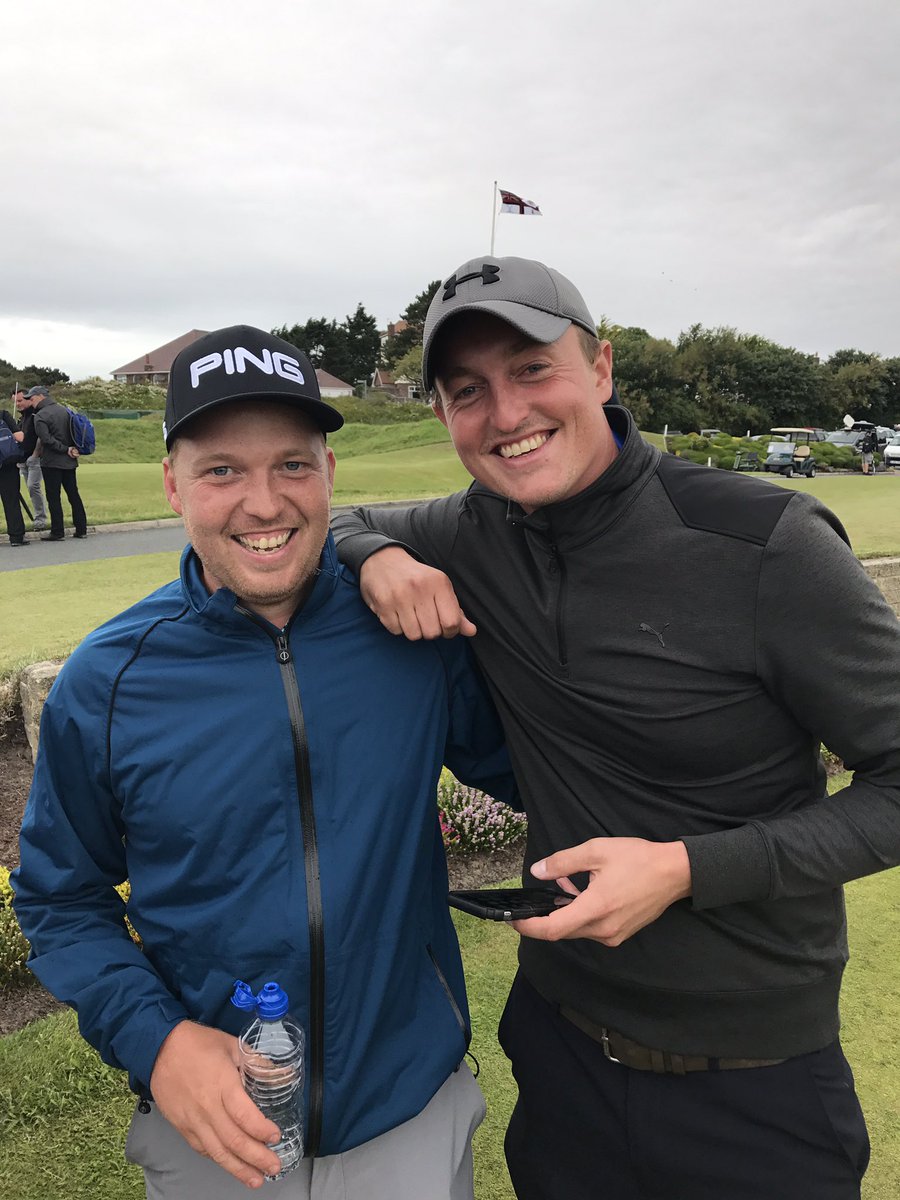 <a href="/YUGCUK/">Yorkshire Golf</a> two of your finest <a href="/ahodkinsongolf/">Adam Hodkinson Golf</a> Nick McCarthy on edge <a href="/TheOpen/">The Open</a> qualifying at Hillside 2nd and 3rd few to come in