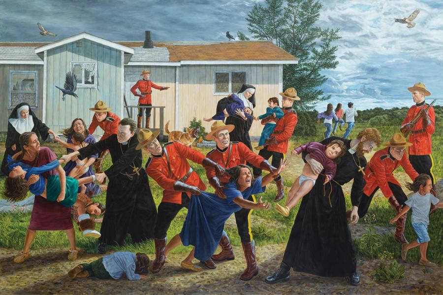 BroadviewMag's tweet photo. ICYMI: Indigenous artists boycotted #Canada150 while marking 150 years of confronting colonialism. Here's why: https://t.co/KFFWAnuhFy https://t.co/PcLc4ygoeF