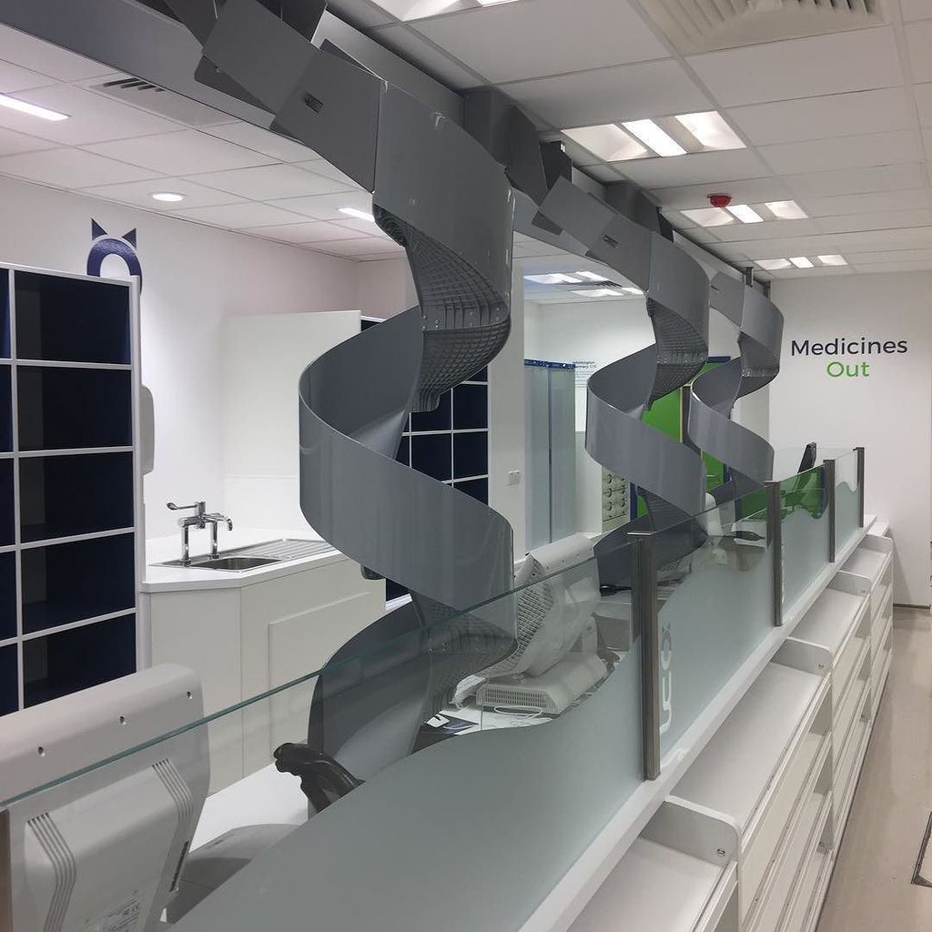 studiotilt's tweet image. New pharmacy we #codesigned 5 years ago has finally arrived!