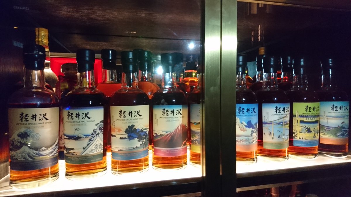 KevinAbrook's tweet photo. Karuizawa anyone? Seen in the #rare #whisky cabinet at #atlas bar Singapore. Some great rare #scotch too! #rarecaskreserves on tour! https://t.co/B7PlP23AW7