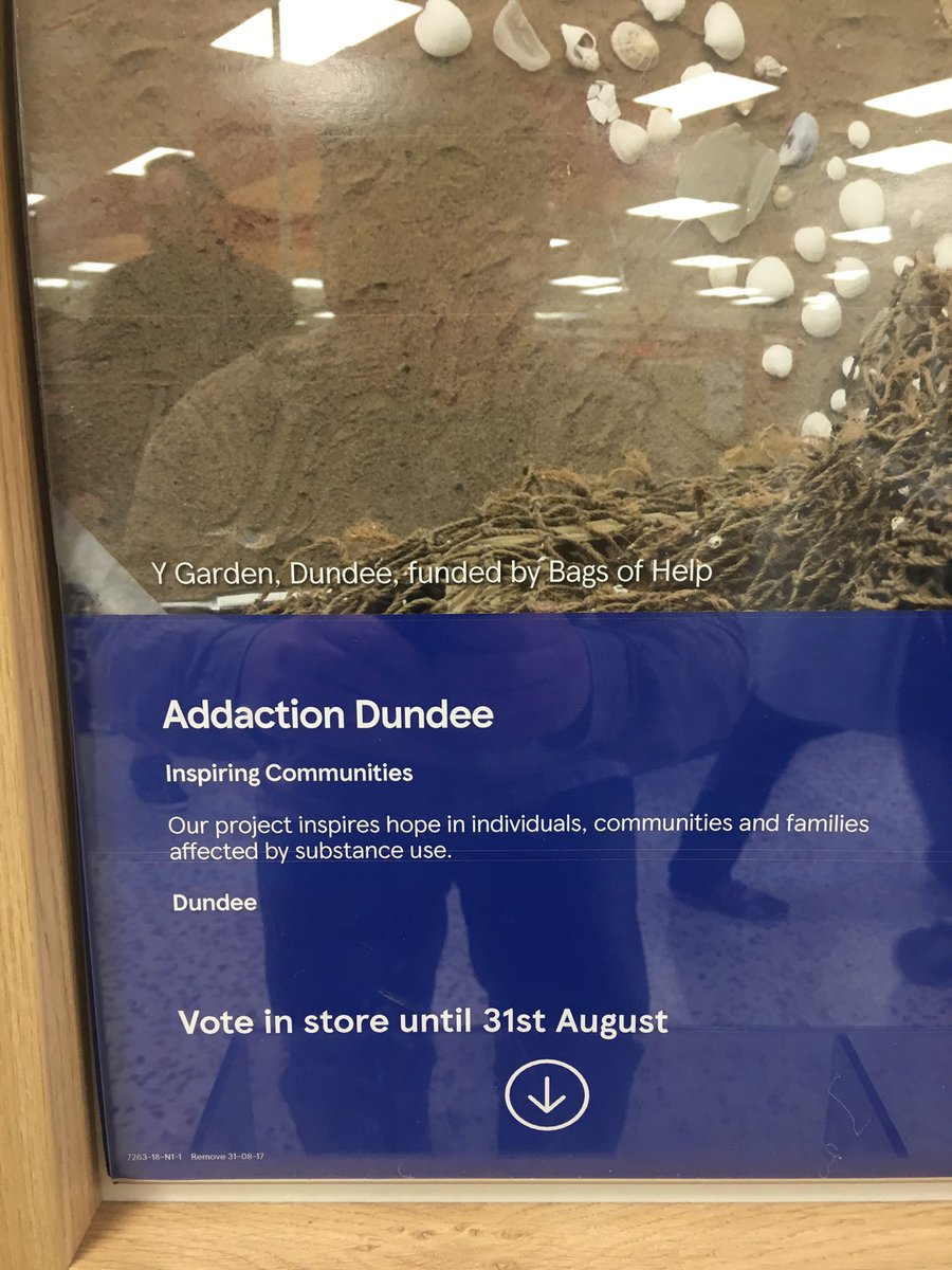RecoveryDundee's tweet photo. Please vote for @AddactionDundee RT's appreciated @thecourieruk @DundeeYC @TheCornerDundee @HaVeN_Dundee @dundeejournal @WRASAC  #Tesco https://t.co/1vnqfML7bM