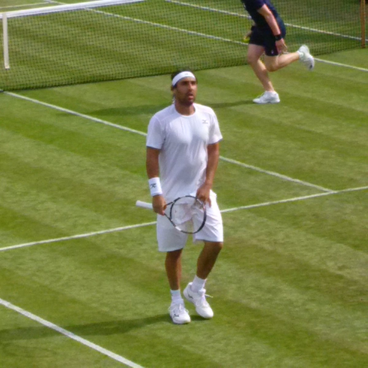 iconochasm's tweet image. #MarcosBaghdatis winning @ @Wimbledon