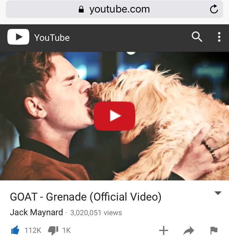tinykrystal18's tweet photo. #GRENADEVIDEO HAS HIT 3 MILLION Views in under 2 months! That's insane! Well done @ConorMaynard and @Jack_Maynard23 ππΆπ― https://t.co/kCtXMEPjtP