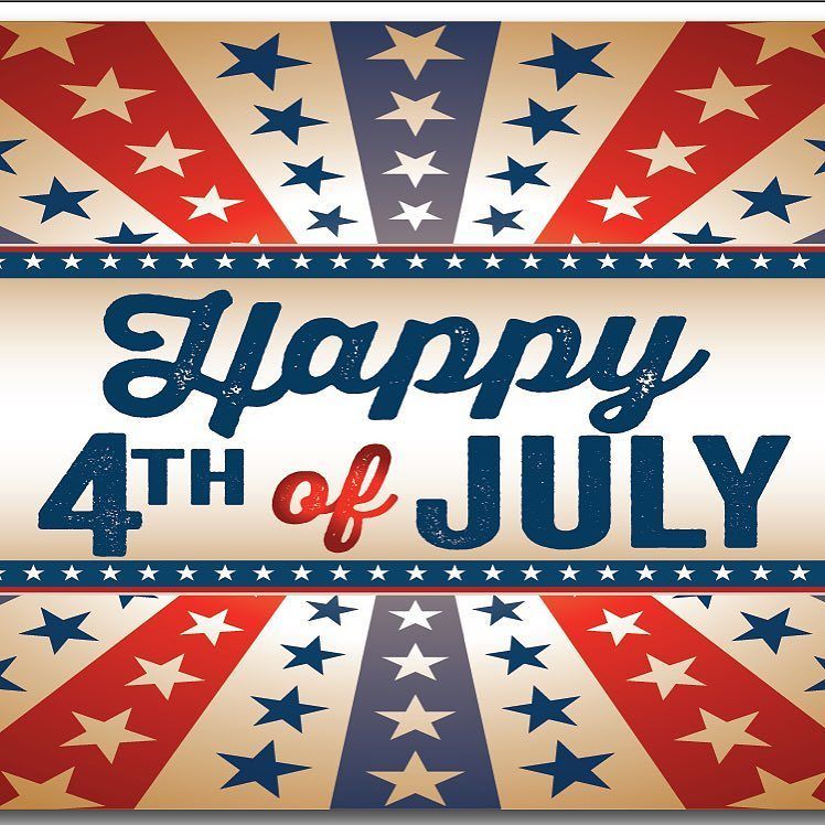 Happy 4th of July 🇺🇸🇺🇸 - we will be closed today! Enjoy the holiday!