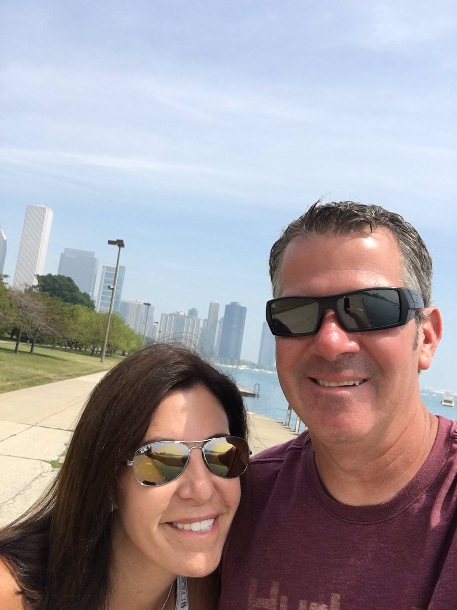 shawnfricke's tweet photo. Me & @JackieFricke taking a morning bike ride on Lake Shore Drive. #Chicagoing https://t.co/PVcNy5enhj