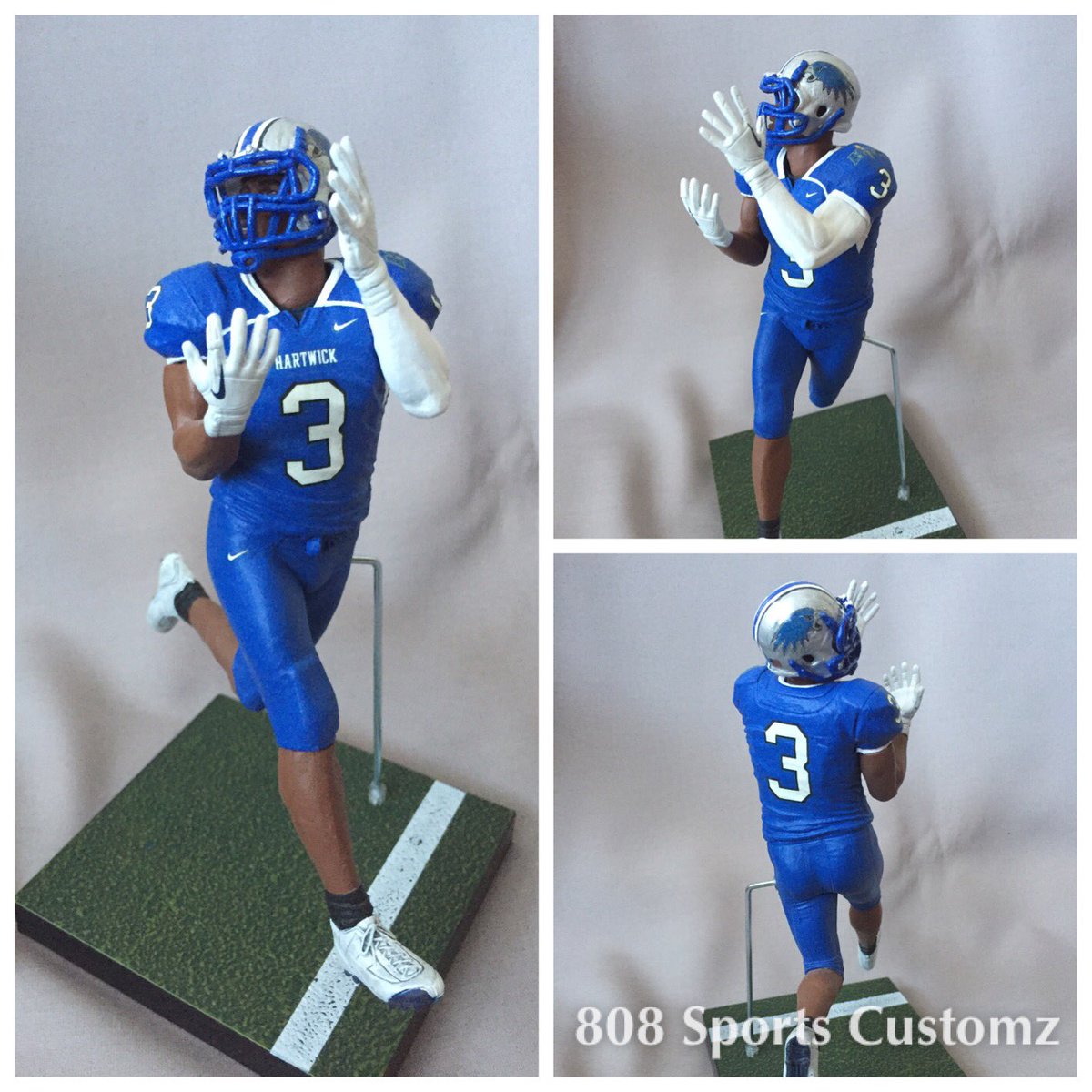 808Customz's tweet photo. Koree Reed, Hartwick College Hawks wide receiver. https://t.co/lM5fF7sf03