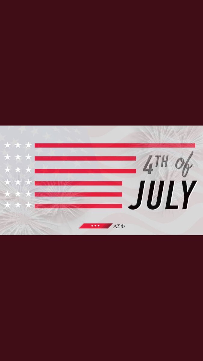 ISUAlphaSig's tweet photo. Have a happy and safe Independence Day!! 🇺🇸🇺🇸 #FourthofJuly2017 #LandOfTheFree https://t.co/7XrJZmlPQv