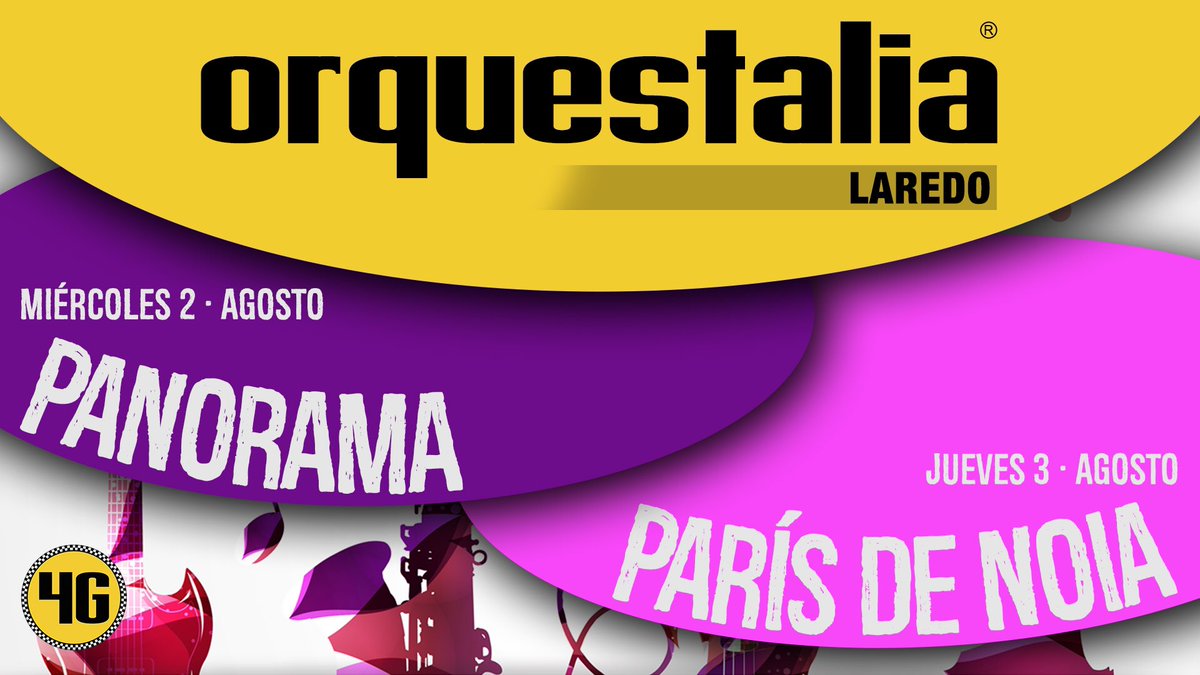 Presentamos #Orquestalia2017 en #Laredo con las mejores orquestas del momento!!!

@parisdenoia1 &amp; <a href="/Orq_Panorama/">PANORAMA</a>!!!

orquestalia.info