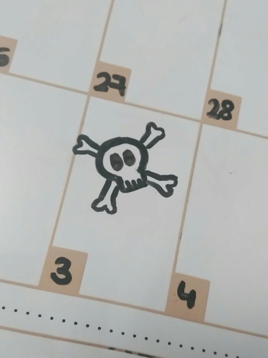 4liCoBau's tweet photo. Algo trata de decirme mi calendario. ¿Sabes que puede ser, @Airim ? https://t.co/UgV7qyQhrt