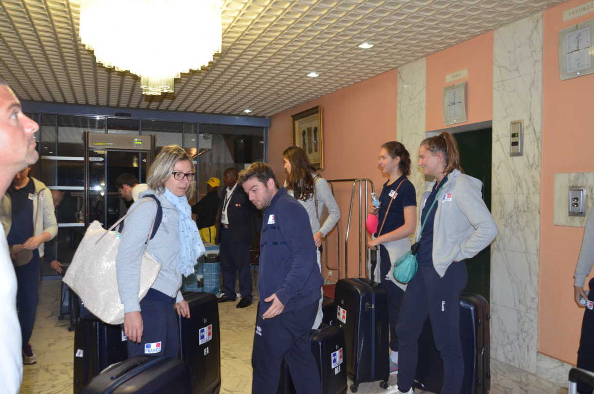 CMRFECAVOLLEY's tweet photo. Les Bleues sont arrivés à Yaoundé ce mardi à Yaoundé pour disputer la World Grand Prix.

@FIVBVolleyball @FFvolley @CAVBPress https://t.co/NIyf1JsERY