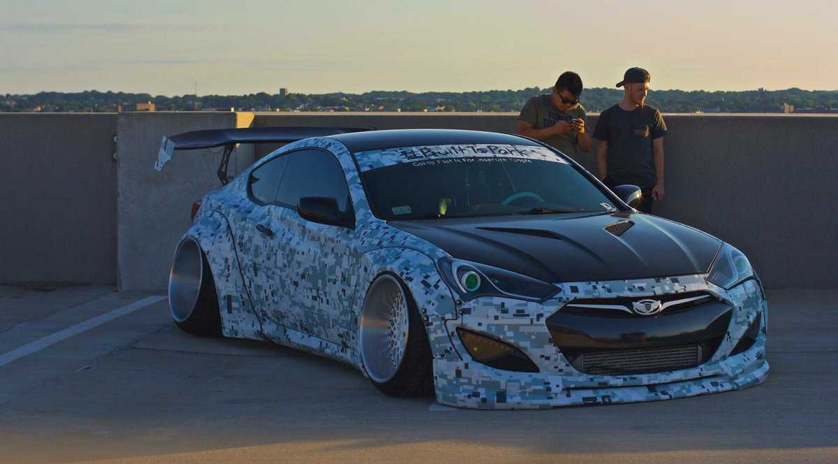 MotorPictures's tweet photo. Nasty Camo'd Genesis #Genesis #JDM #Stance https://t.co/5pPBjMQ1ua