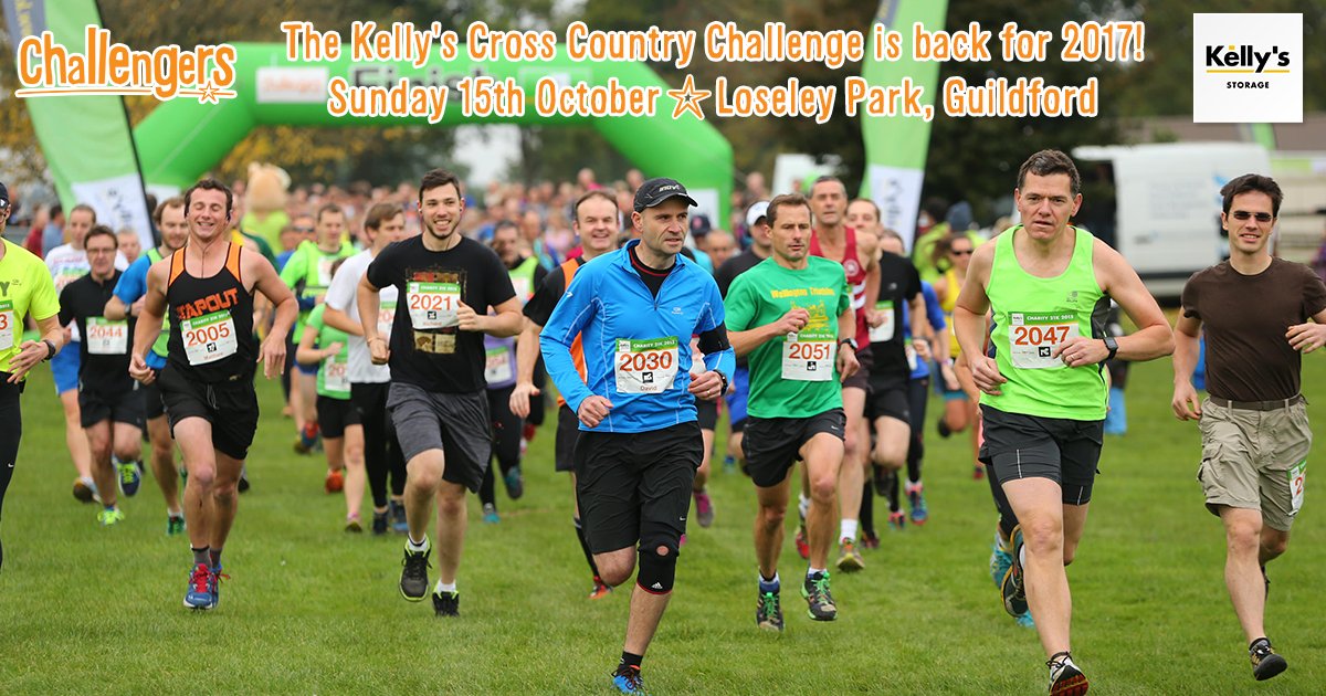 The <a href="/Kellys_C_Events/">Kelly's Storage Charity Events</a> Cross Country Challenge is back for 2017 on Sunday 15th October! Sign up: ow.ly/sb8j30d6VLX
