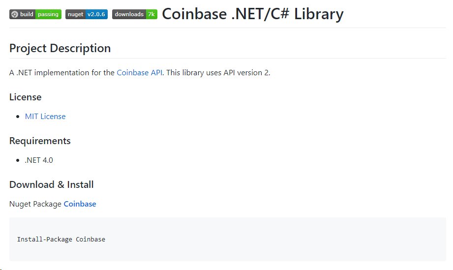 Barnacules's tweet image. Wow, C# API for Coinbase also? GitHub, I love you... #Codegasm