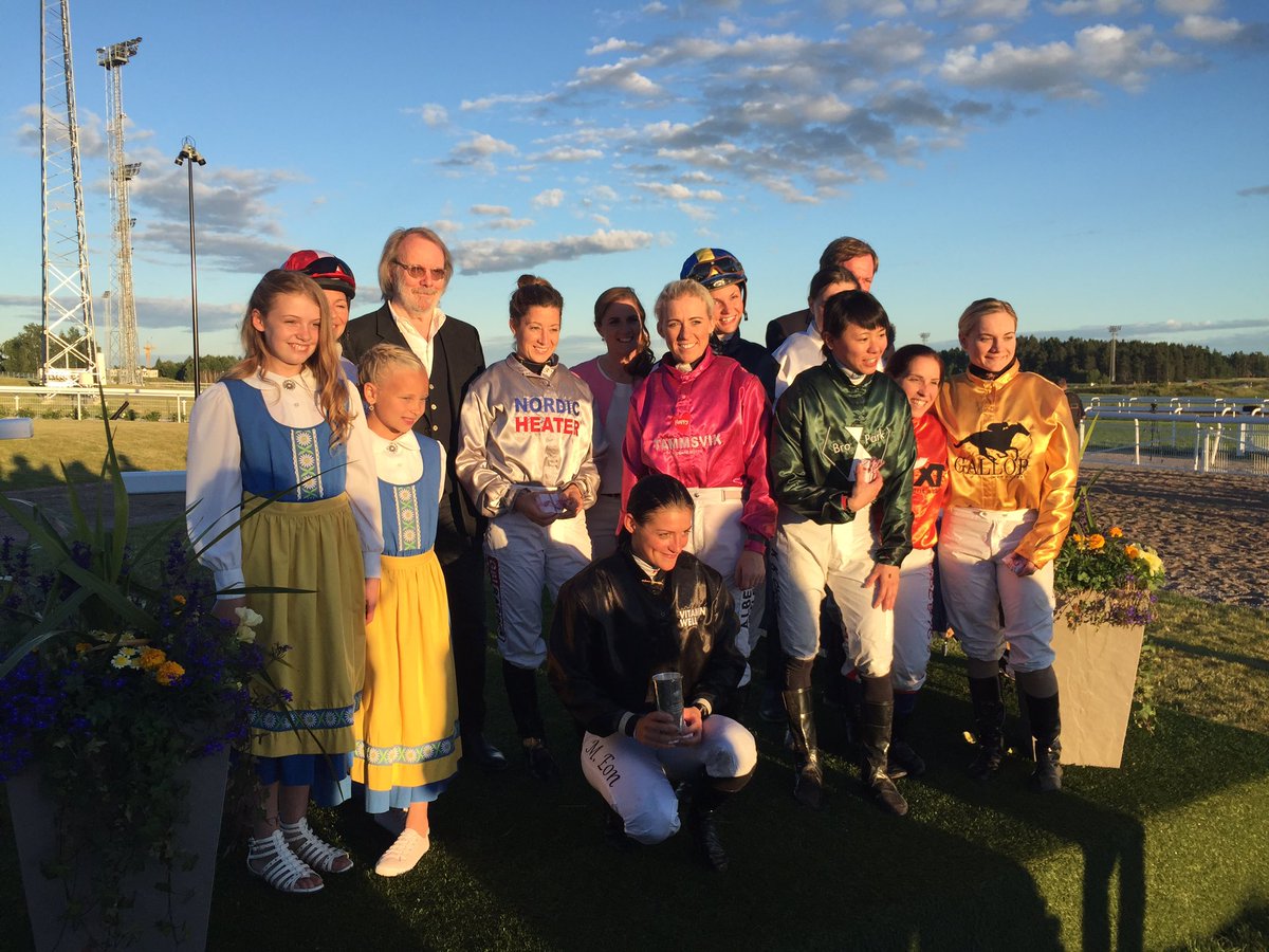 Maryline Eon wins the #LJTWC for France 🇫🇷 Thank you to all of our jockeys, sponsors and especially Benny Andersson for a fantastic day!