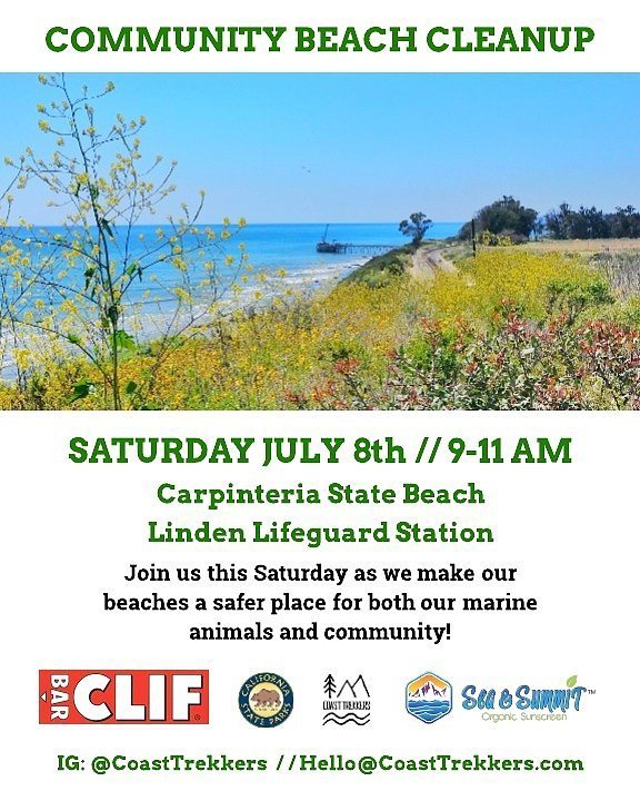 Shared from our friends at <a href="/CoastTrekkers/">CoastTrekkers</a>: "Join us this Saturday as we make our beaches a safer place for both ou… instagram.com/p/BWIt0pxALP5/