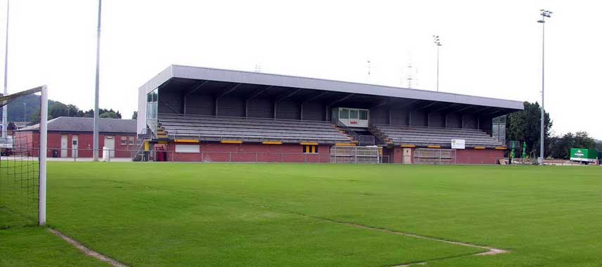 This is Promes Niedekorn's home stadium.

They weren't even allowed to play Rangers in it, as it was too small for UEFA regulations. 😂😂😂