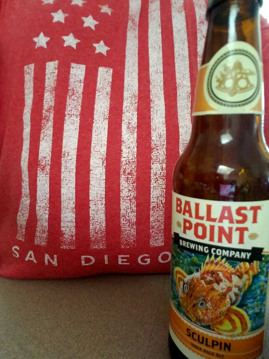 LavinTim's tweet image. Enjoying a @BPbrewing Sculpin on the 4th! #USA