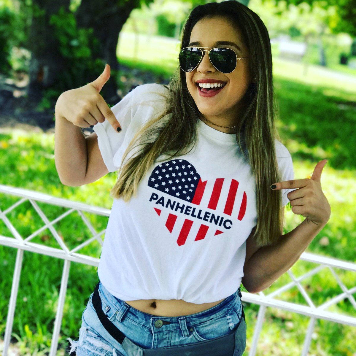 It's all about red, white, and blue today!! Happy 4th of July everyone!❤️💙❤️💙 #fiupc  #fiu #fiupanhellenic #fiu21 #itssosweettobegreek