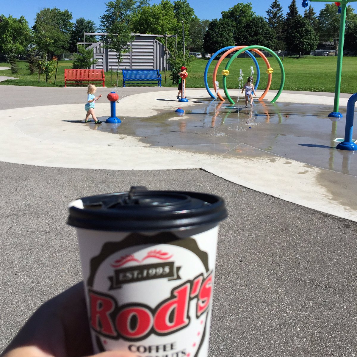 mrsjpaolucci's tweet photo. Such a great start to a fun Summer!! #SplashPad Fun ~what adventures await us? #RodsCoffee https://t.co/cfcaCGhFFO