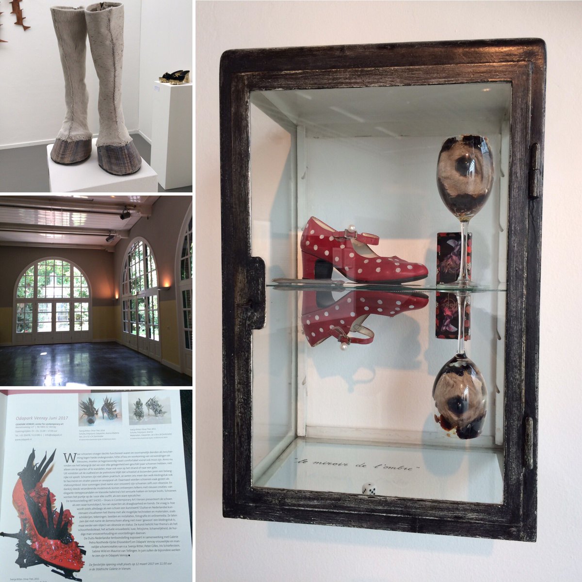 Iets anders zien? Disfunctionele schoenen! Tof! odapark.nl/tentoonstellin…