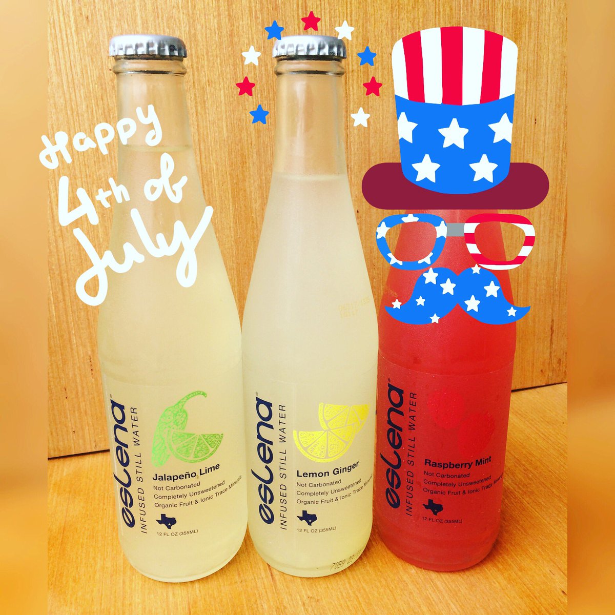 Wishing you the biggest and best 4th of July ever!! Have fun out there! 🙌🇺🇸🎉 

#happy4th #texas #drinks #organic #party #4thofjuly