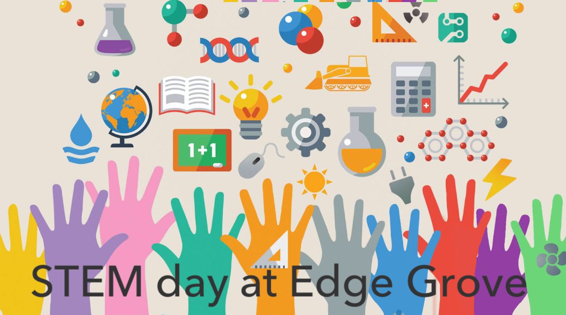 MissChaplin1111's tweet photo. #STEM day @EdgeGrove was a huge success #Drone display, Bird Show, #problemsolving &amp; #collaboration #wholeschool https://t.co/5j4DtKsBkv