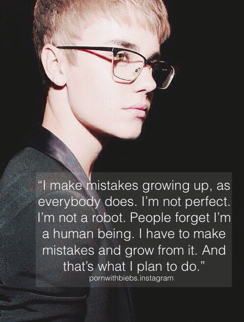 quotesfromJuBi's tweet photo. Did you made any mistakes? I did! 
#justinbieber https://t.co/YFy0A1K5A2