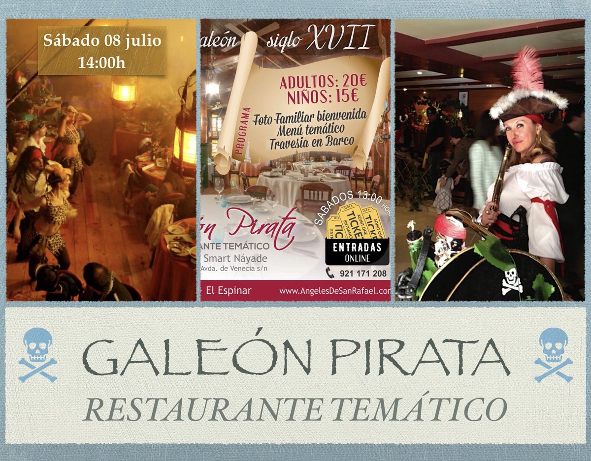 AngelesSRafael's tweet photo. ❤️Vive la experiencia Restaurante Pirata #ASRexperience #GanaSeguidores
https://t.co/W4Acnhmn2a
1. Da #RT
2. Sigue a todos que da RT https://t.co/78GWiaYPUz