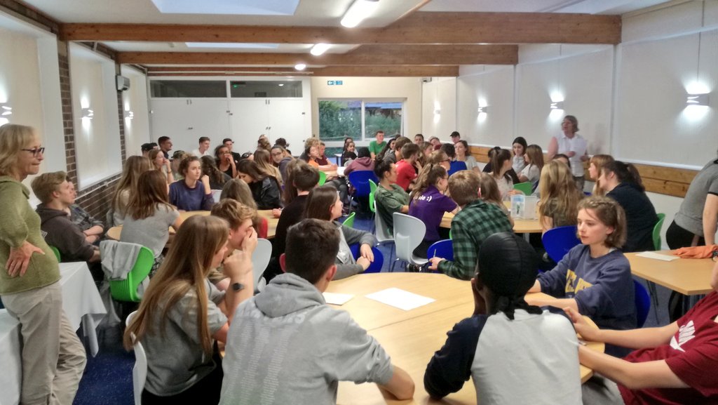 BilboGeog's tweet photo. It's all go for the big #CompulsoryFun #bilbogeogFT17 student quiz! Great enthusiasm from our students after 12 hours of great geography! https://t.co/IewRq8nkjF