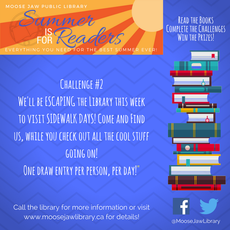 Have you signed up for a summer of great reads and fun challenges? LOOKOUT! Here comes Challenge #2 for Summer Reading Club!