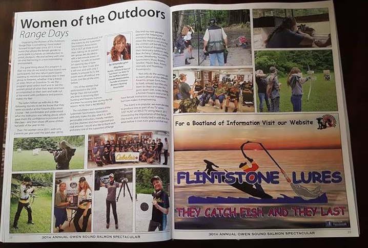 canadahuntstv's tweet image. A nice feature in the 30th Annual Owen Sound Salmon Spectacular for Range Days with @amandalynmayhew! #justhunt #canadahunts #wildtv