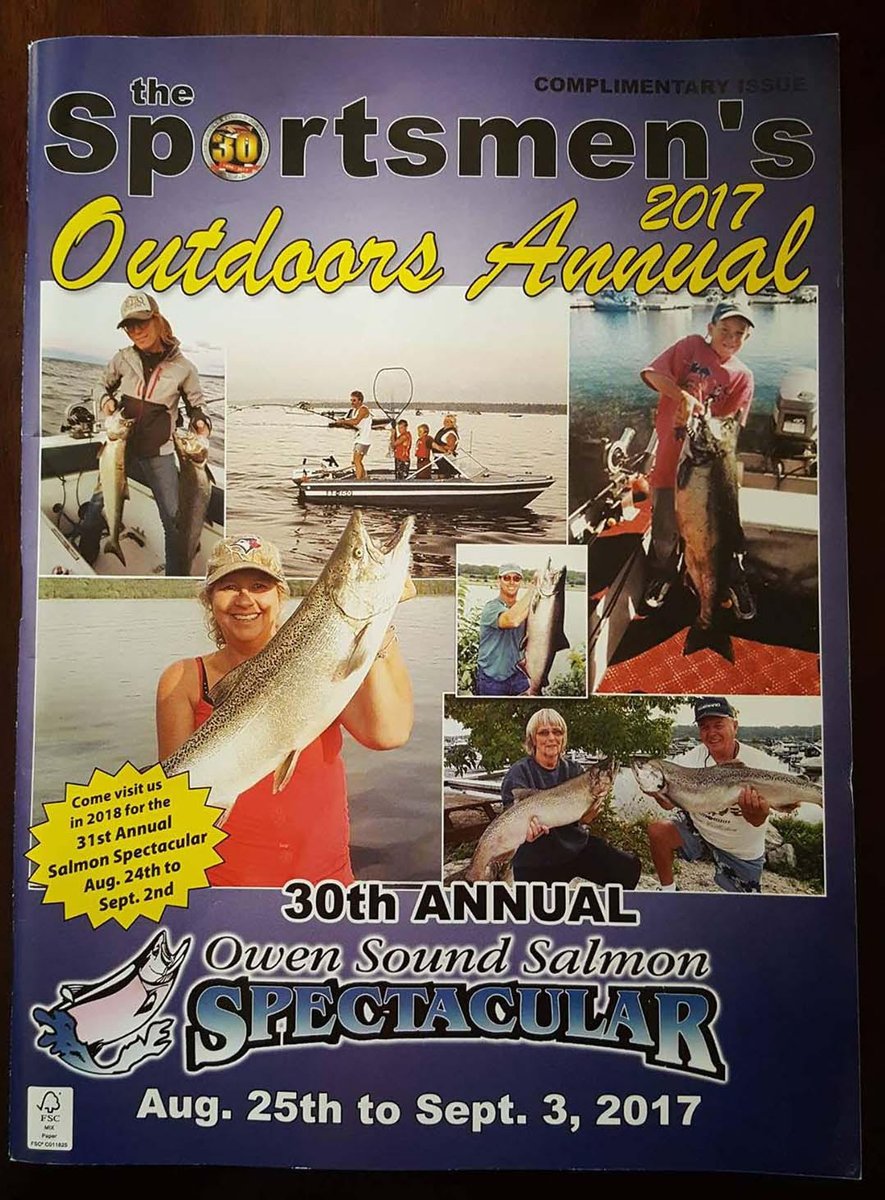 canadahuntstv's tweet image. A nice feature in the 30th Annual Owen Sound Salmon Spectacular for Range Days with @amandalynmayhew! #justhunt #canadahunts #wildtv