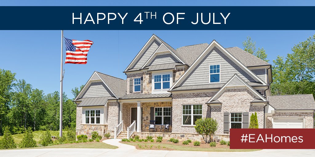eahomes's tweet photo. Wishing our homeowners a safe and wonderful #4thOfJuly celebration in their #EAHomes! https://t.co/sd132wbLS3
