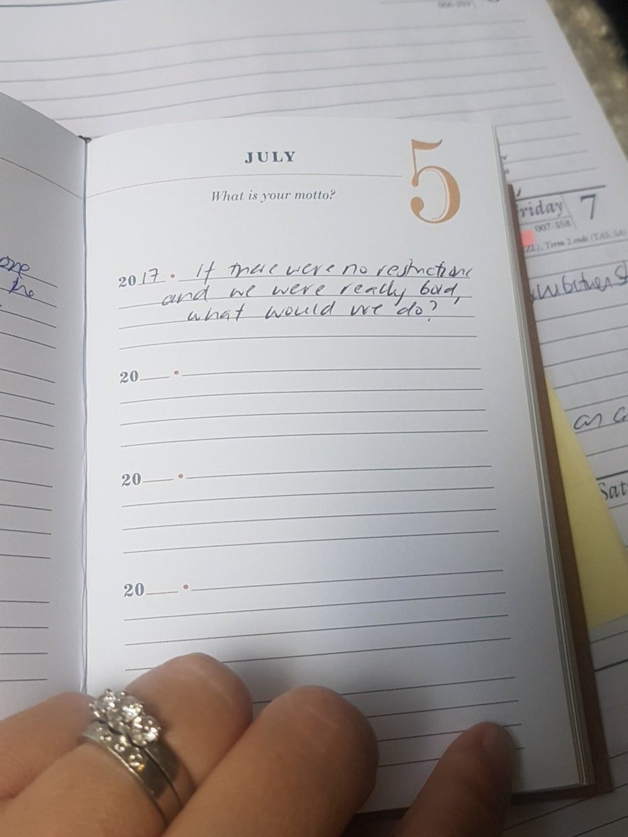 MiaReadsBooks's tweet photo. I've started a Q&amp;A A Day #journal... I love this concept! #fiveyears #onequestionaday #whatwilltomorrowbring? https://t.co/elfdyXjc7C