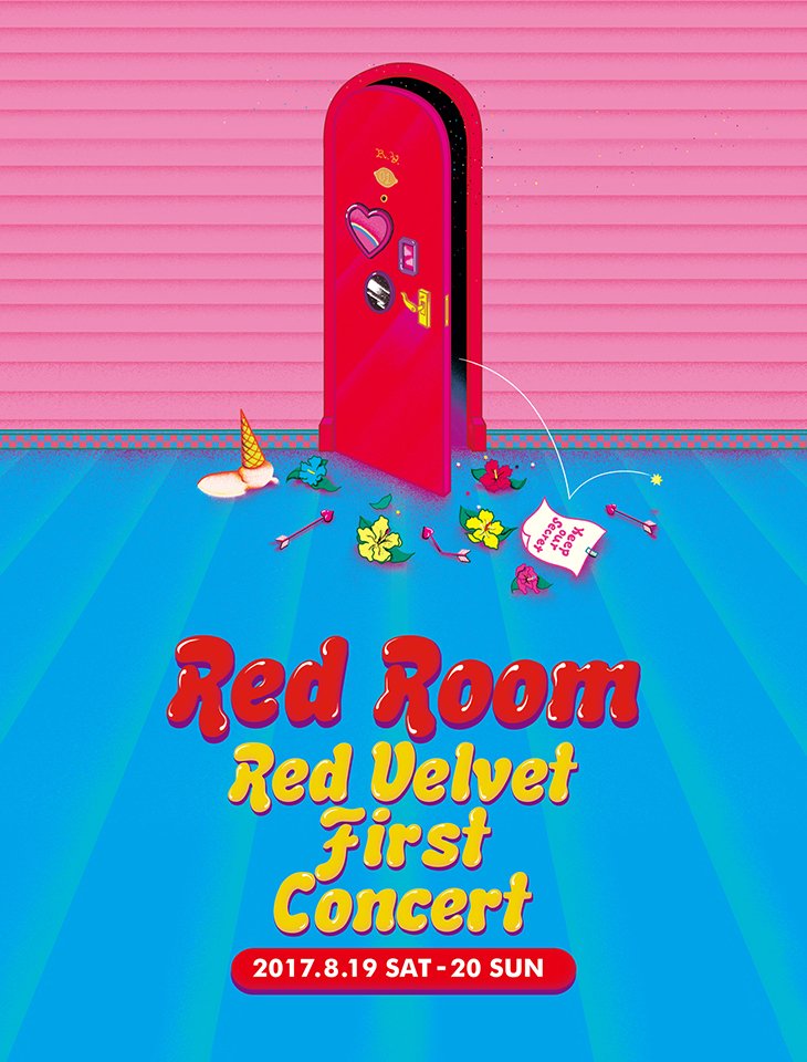 [INFO] 레드벨벳 Red Velvet to have first concert 'Red Room' on Aug.19-20 at 서울 올림픽공원 올림픽홀 Seoul Olympic Park Hall share.vyrl.com/ko/p/595c42144…