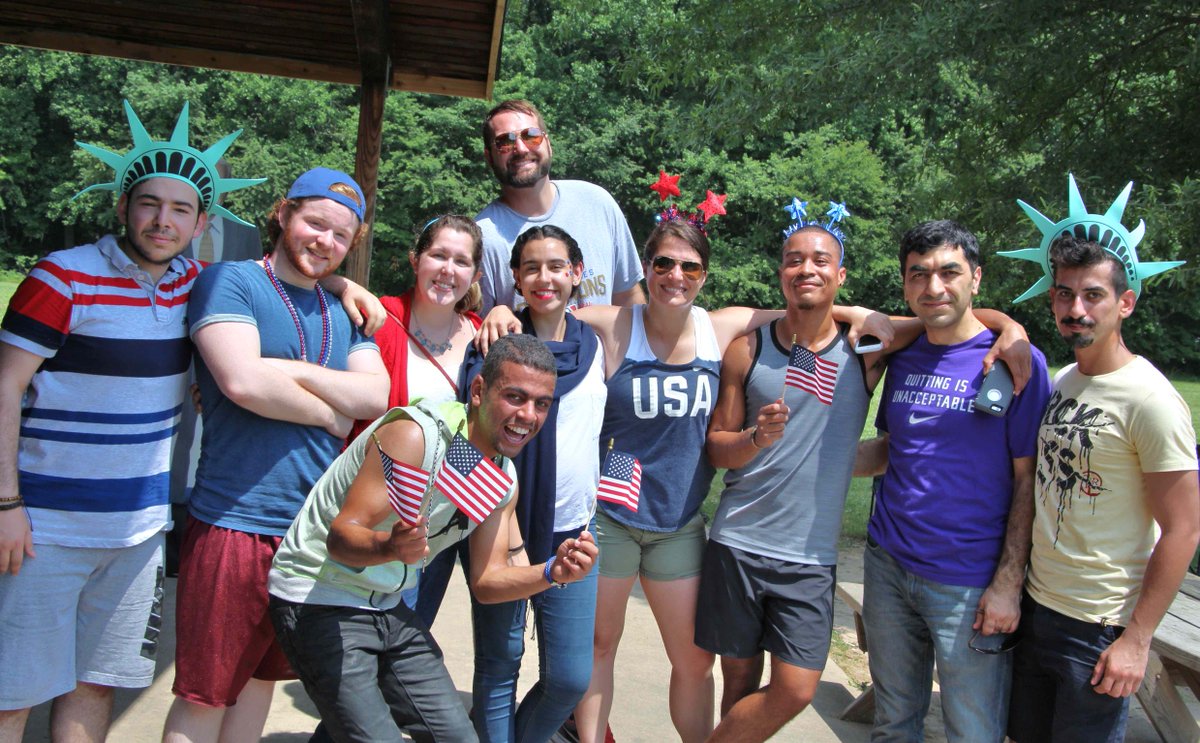 UDGlobal's tweet photo. Today we celebrated 241 years of U.S. Independence & our newest members of the UD Global family! #UDMWF #UDSLP #UDSUSI #YALI2017 @ECAatState https://t.co/MVfO81LOps
