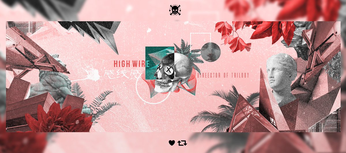 visualkraus's tweet photo. -Header for @High_Wire_- : Dead pink https://t.co/BQBEW2cvjd