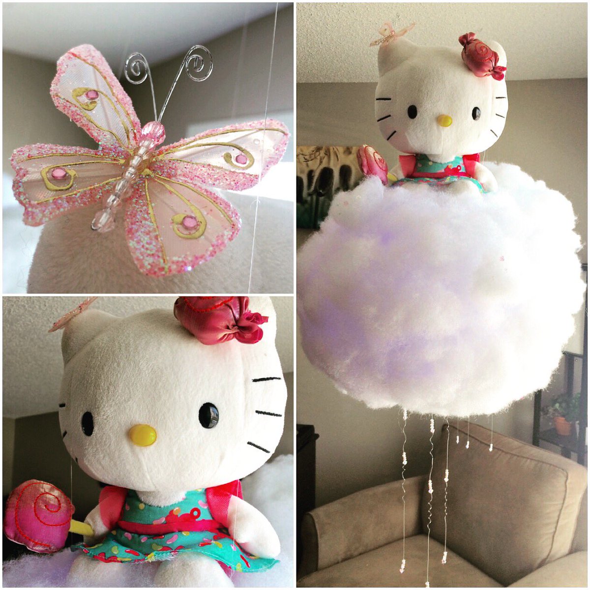 melanienathan's tweet image. What I make in my spare time ☁️ #cloudlights #yeg